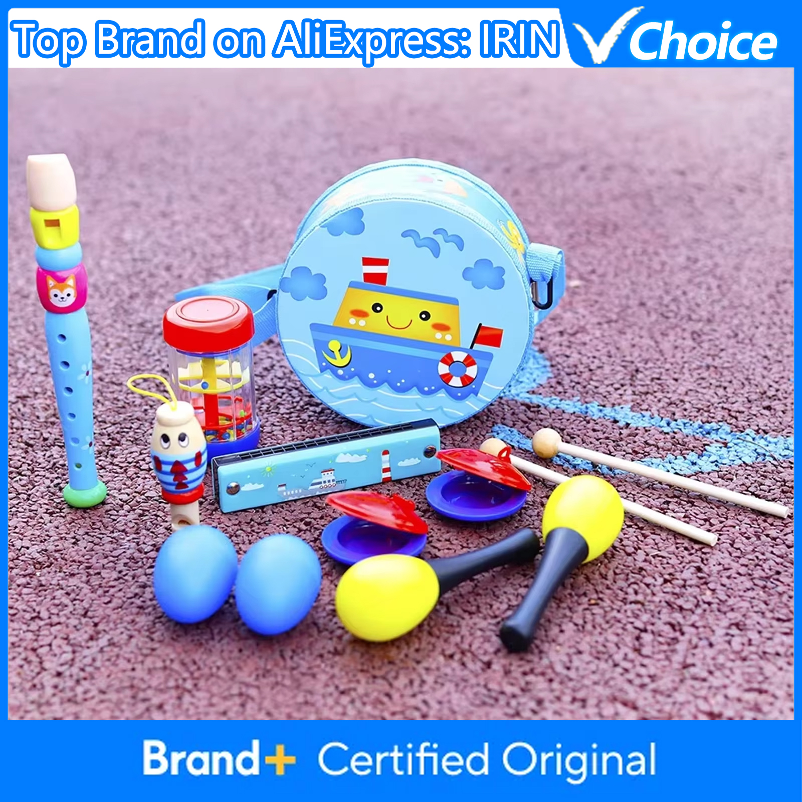 Musical Instrument For Toddlers - Orff Musical Instruments 8 Pcs Kids