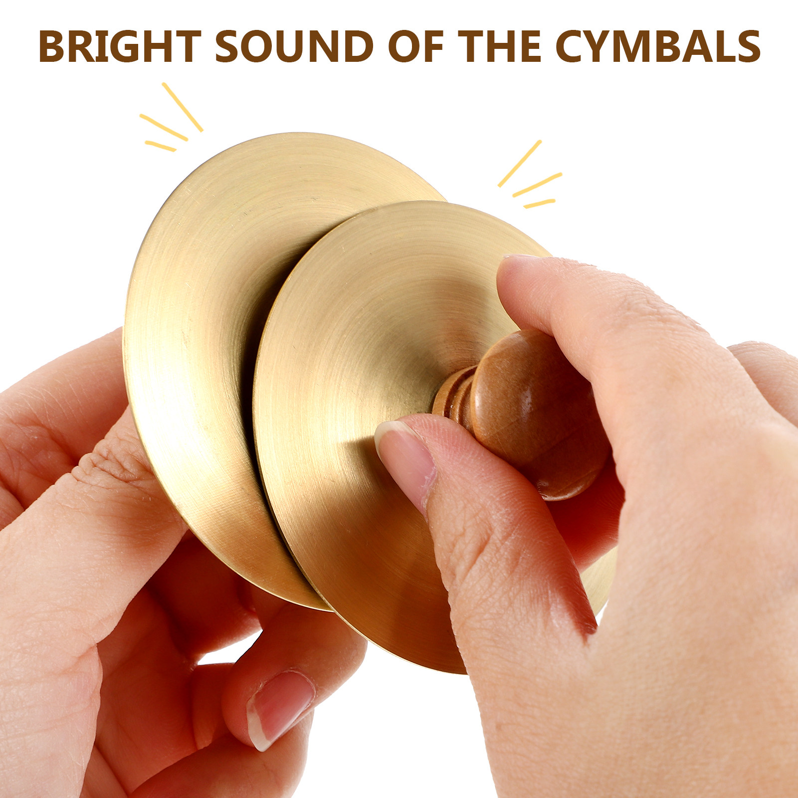 Musical Instrument Percussion - 2Pairs Children's Percussion Instruments Finger Cymbals