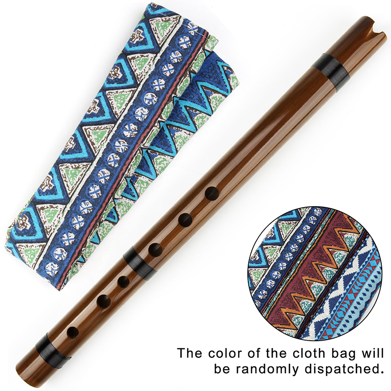 Musical Instrument Indian - G Key Brown Flute Quena Indian