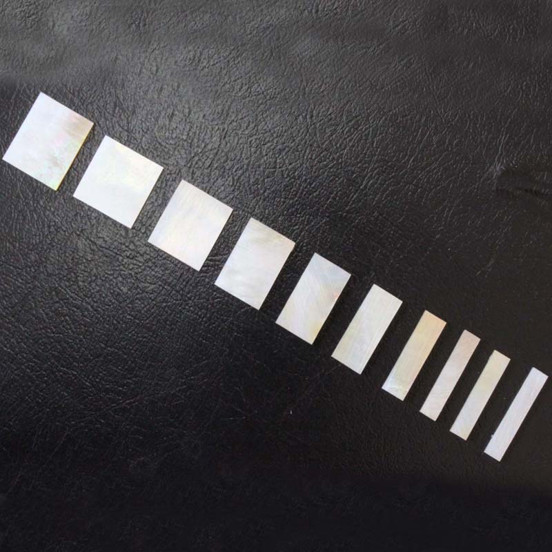 Musical Instrument Logo - 2mm Thick gold Mother of Pearl