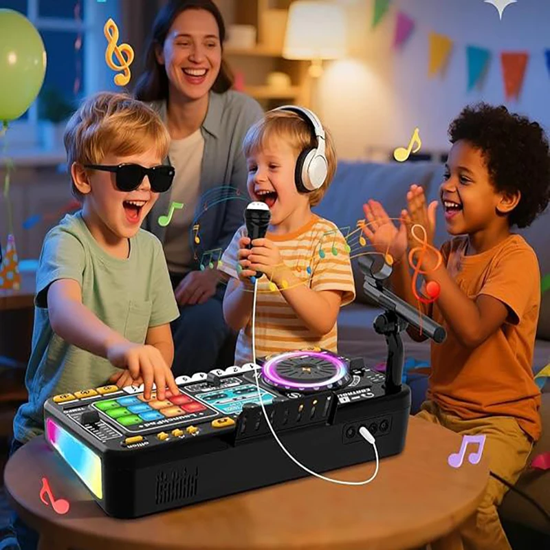 Musical Instruments Names - Kid DJ Mixer with Microphone Electronic