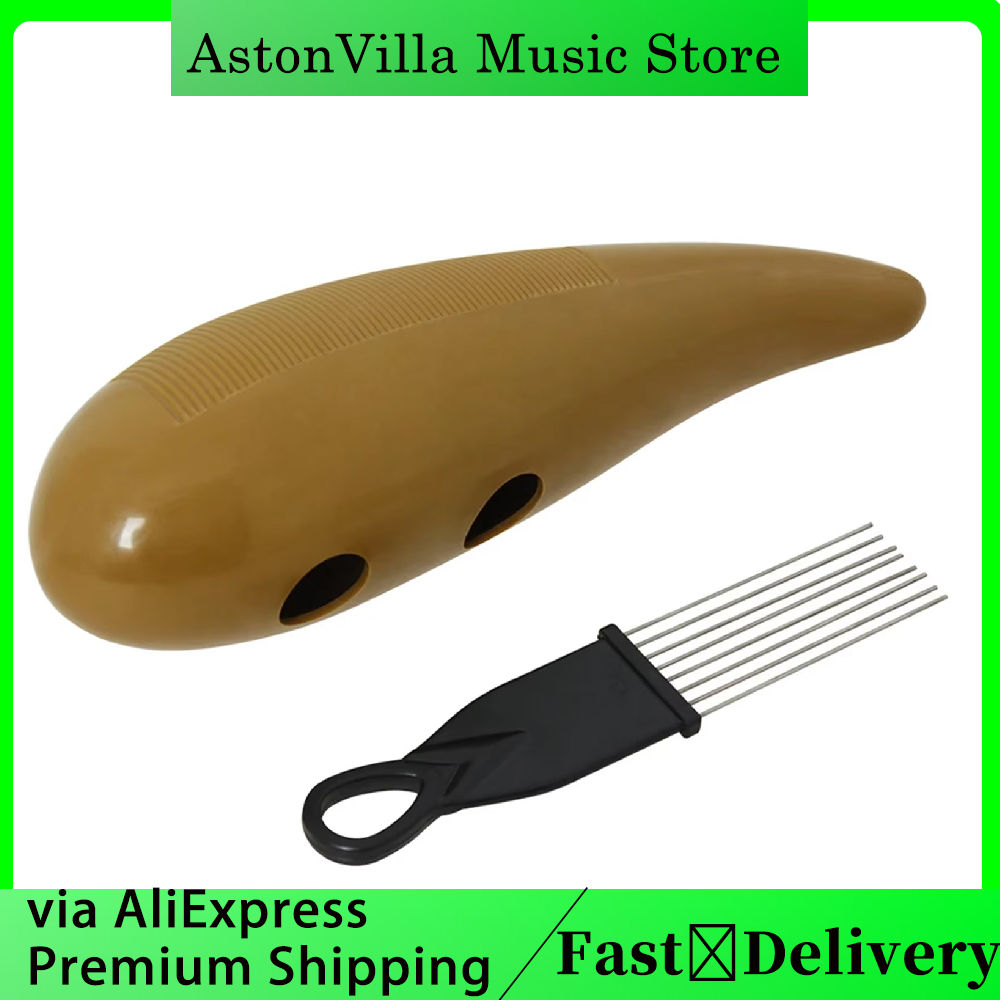 Musical Instrument Project - Plastic Coffee Scraper Guiro Percussion Instrument｜Merengue/Salsa