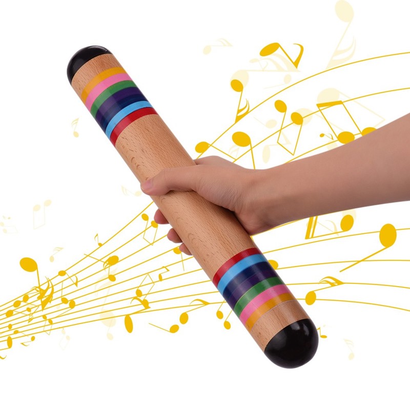 Musical Instrument For Toddlers - New Wooden Rainstick Rainmaker Rain Shaker