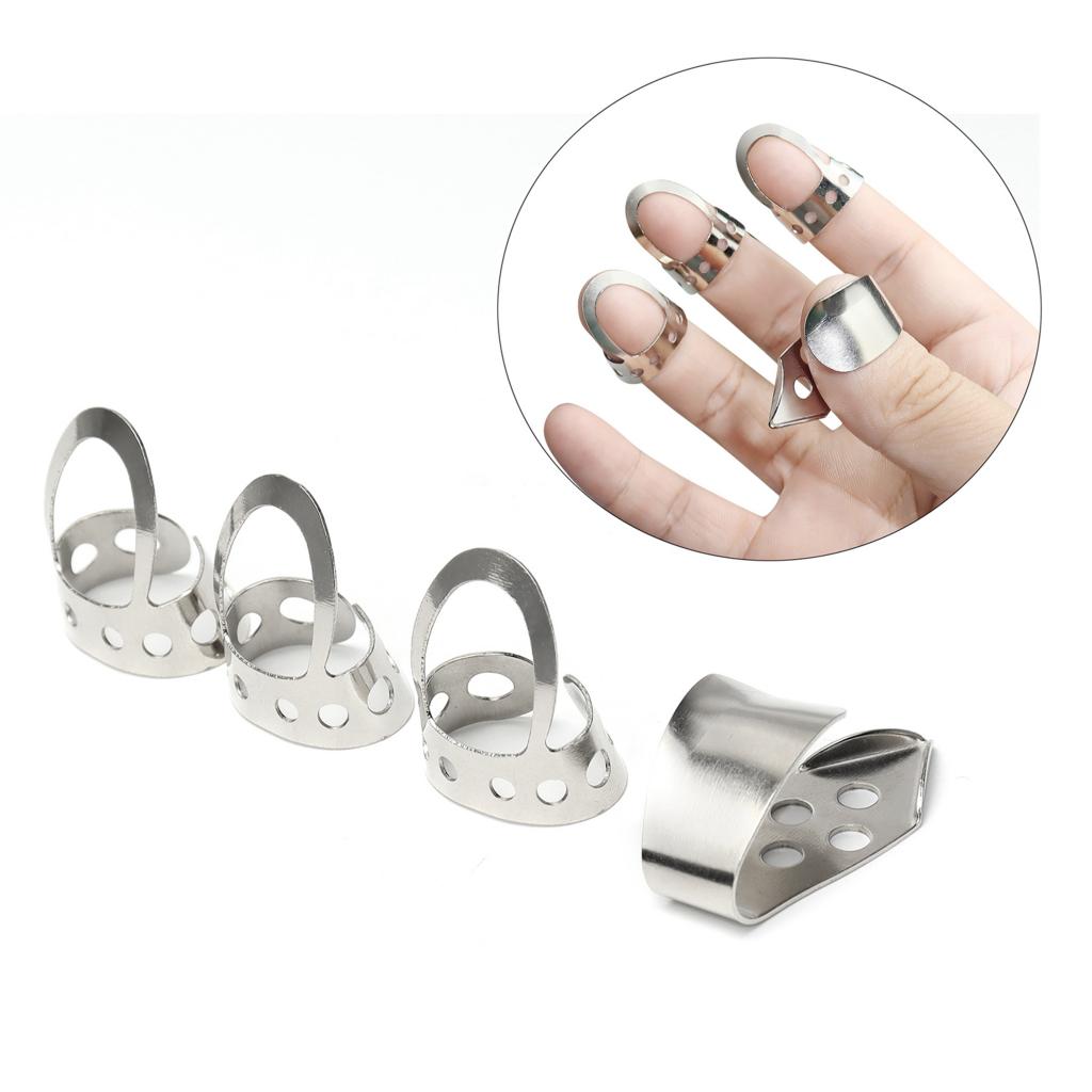 Musical Instrument Banjo - 4pcs Thumb Picks Butterfly Guitar Finger