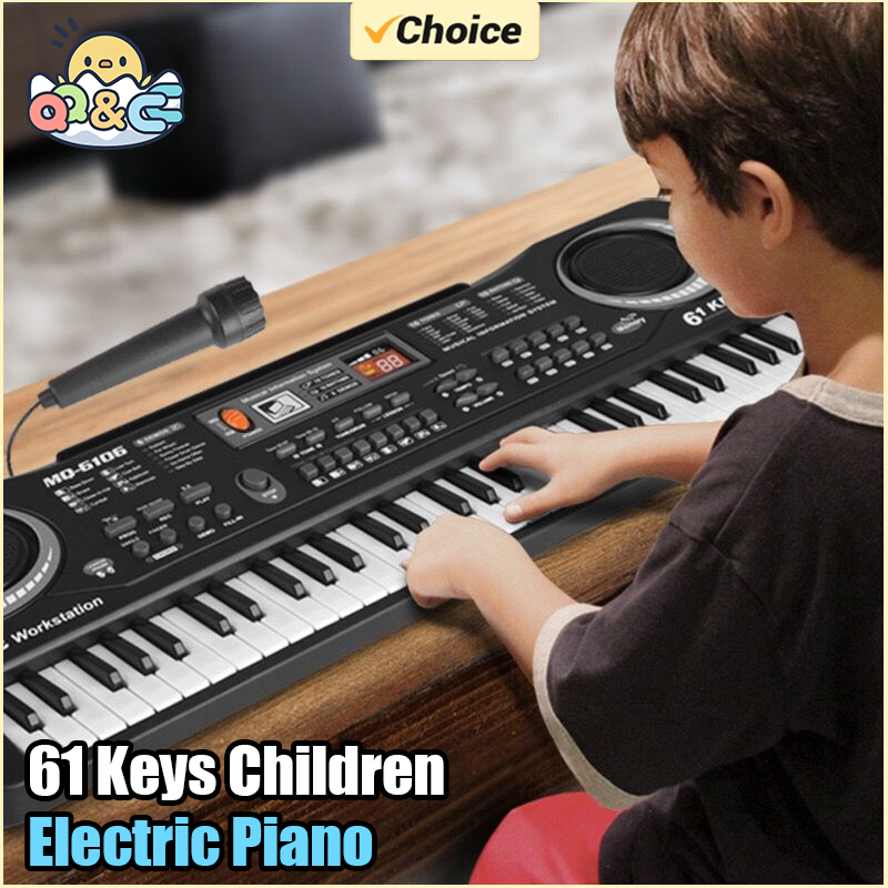 Musical Instruments Names - Kids Electronic Piano Keyboard Portable 61