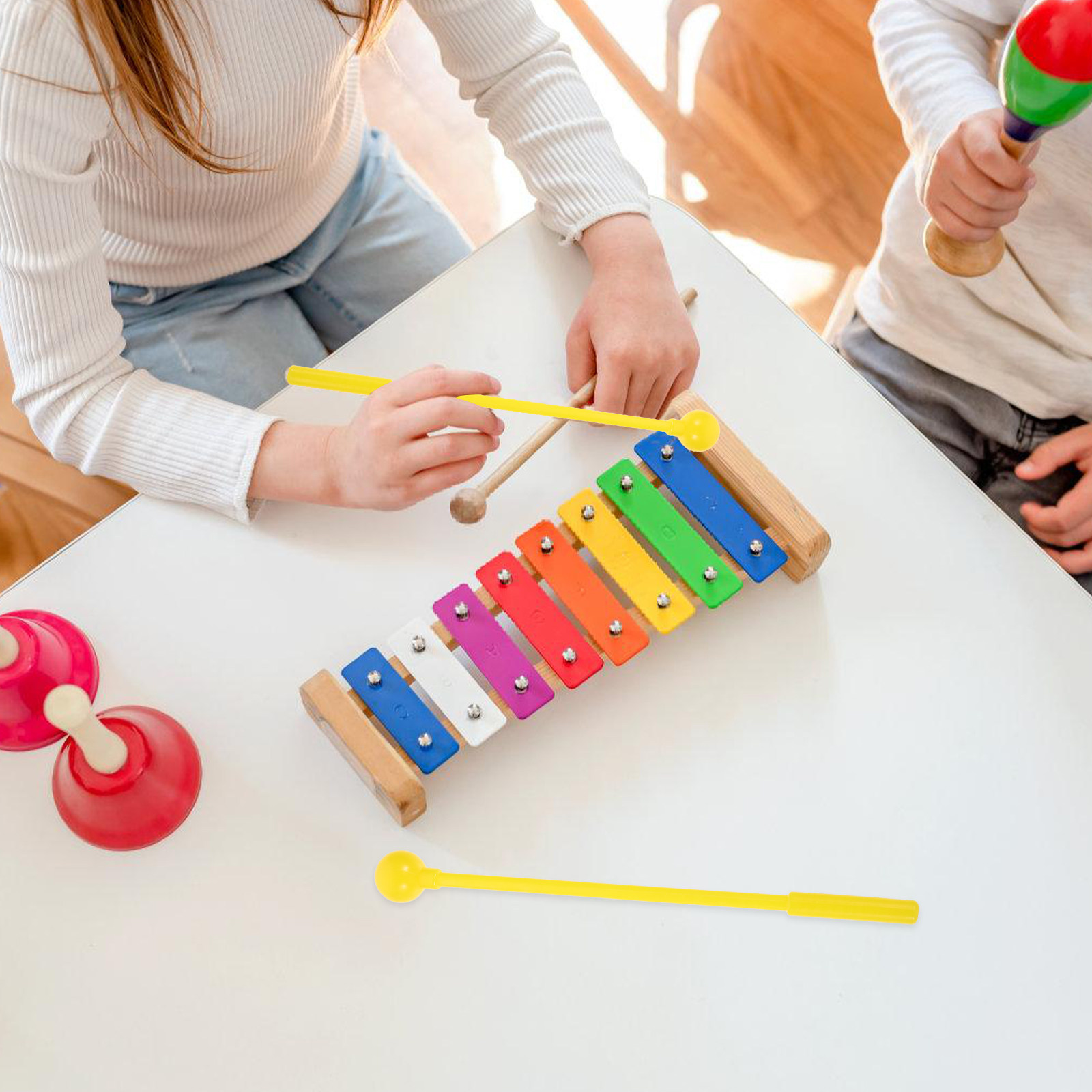 10Pcs Drum Sticks Ps Material  - مراجعة Musical Instrument Mallet وسعره