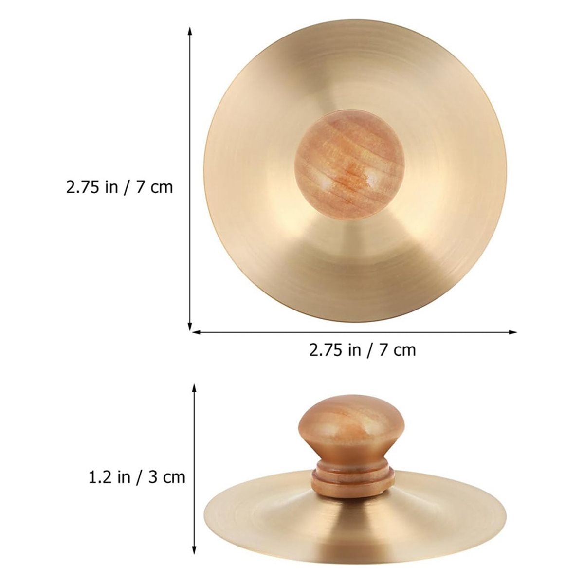 1 Pair Finger Cymbals 7cm/2.75 - مراجعة Musical Instrument Drum وسعره