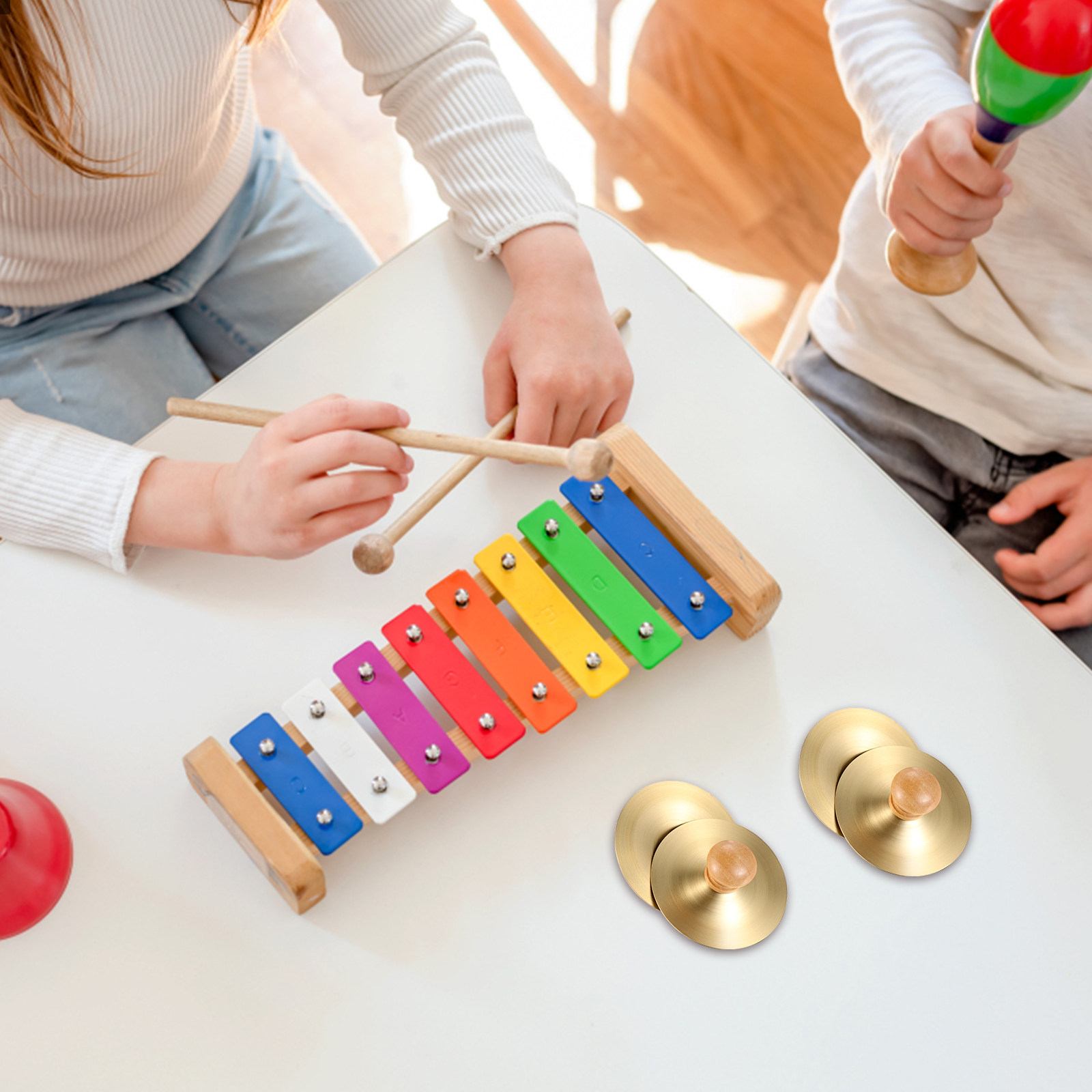 2Pairs Children's Percussion I - مراجعة Musical Instrument Percussion وسعره