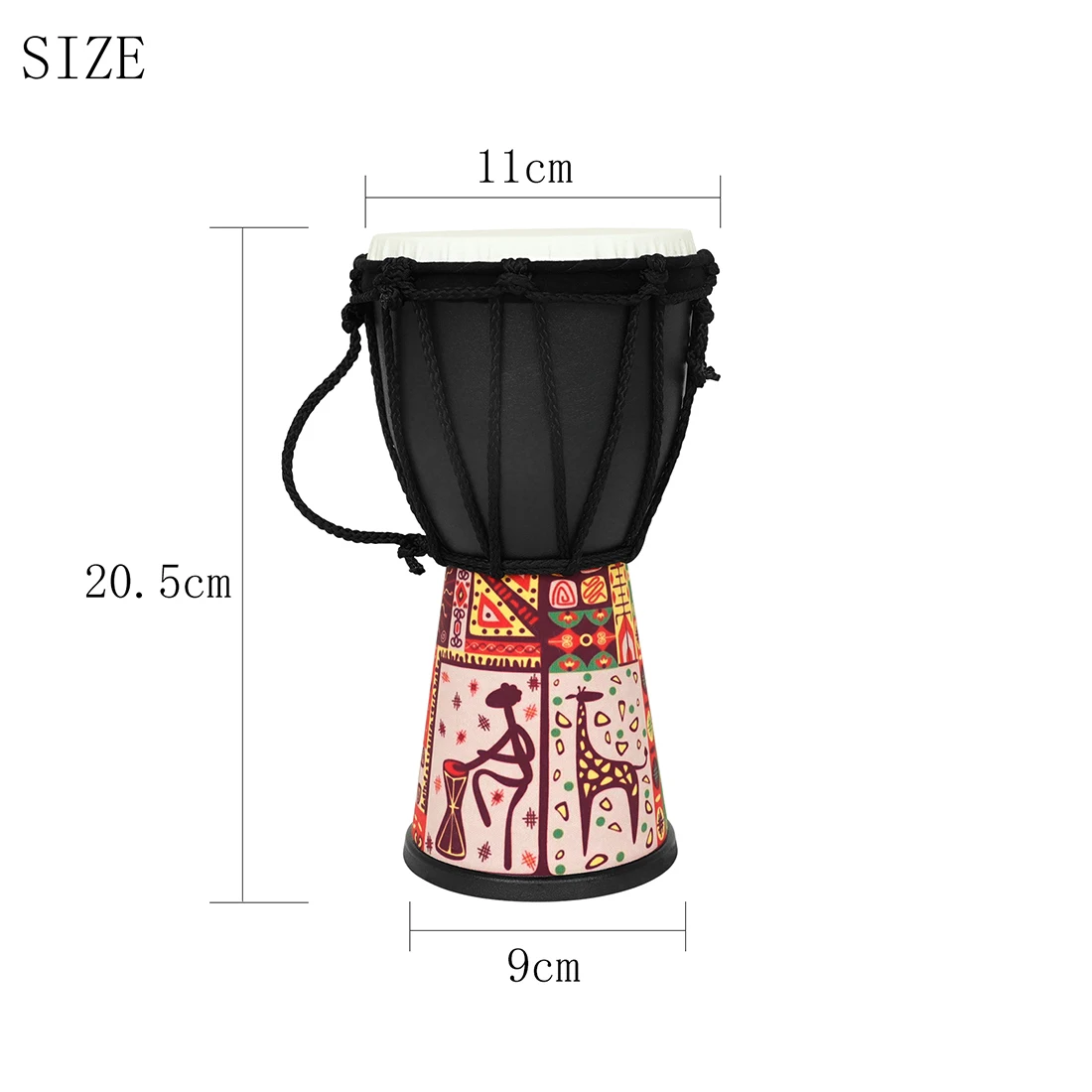 African Drum Handheld Children - مراجعة Musical Instrument Percussion وسعره