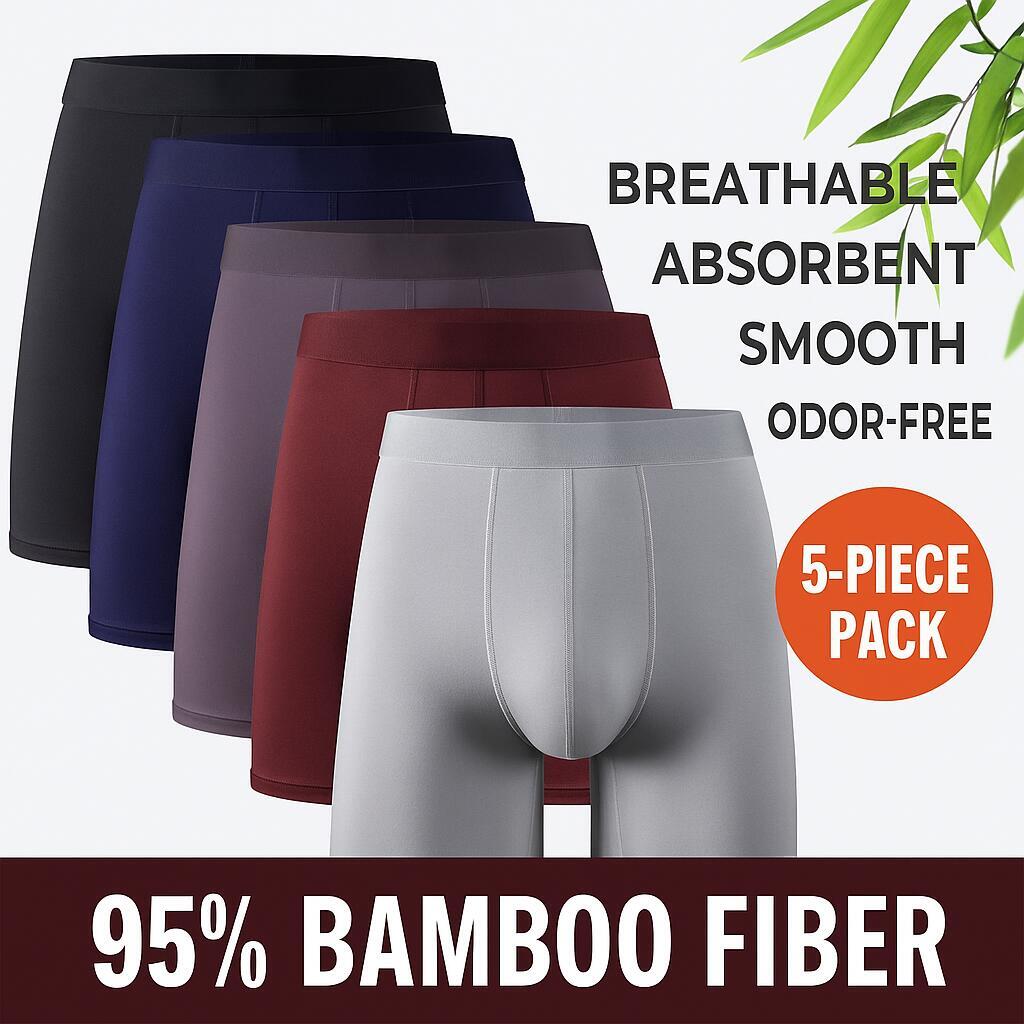5pcs 95% Bamboo Fiber 5% Spand - مراجعة Didgeridoo Bamboo وسعره
