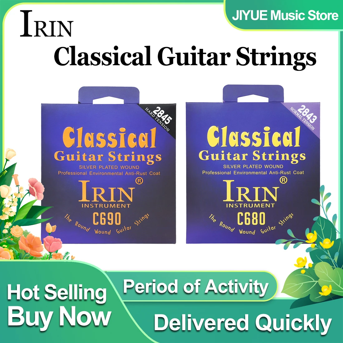IRIN Classical Guitar Strings  - مراجعة Classical Guitar Nylon وسعره