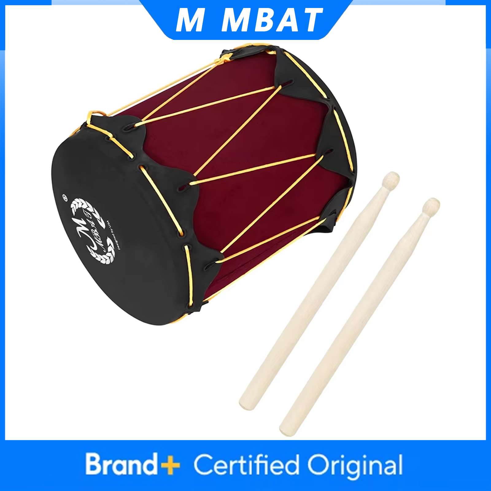 M MBAT Indian Drums Double Rub - مراجعة Musical Instrument Indian وسعره