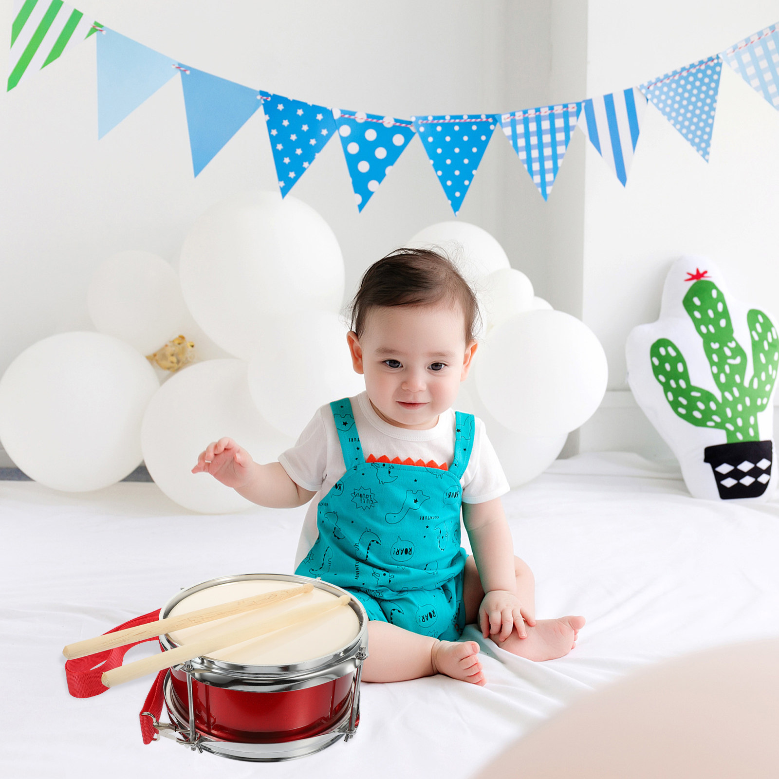 1Set Children Snare Drum Milit - مراجعة Musical Instrument Percussion وسعره