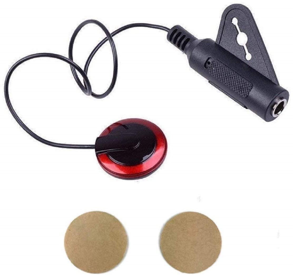 1Pcs Piezo Contact Microphone  - مراجعة Musical Instrument Banjo وسعره