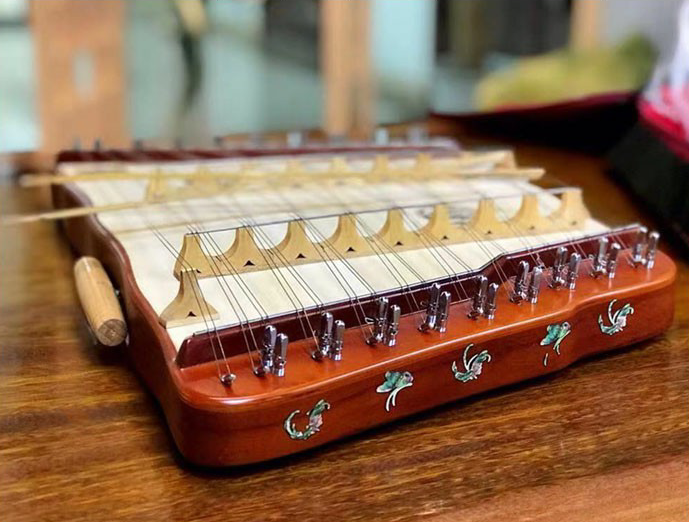 Small dulcimer yangqin treble  - مراجعة Musical Instrument Guzheng وسعره