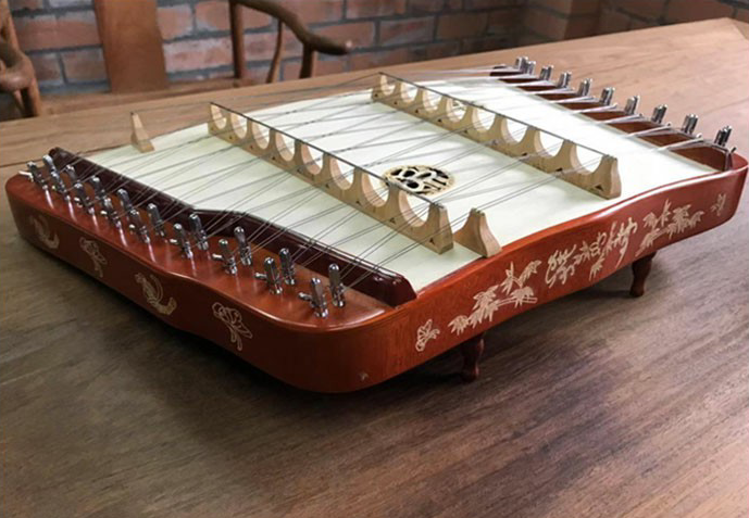 Small dulcimer yangqin treble  - مراجعة Musical Instrument Guzheng وسعره