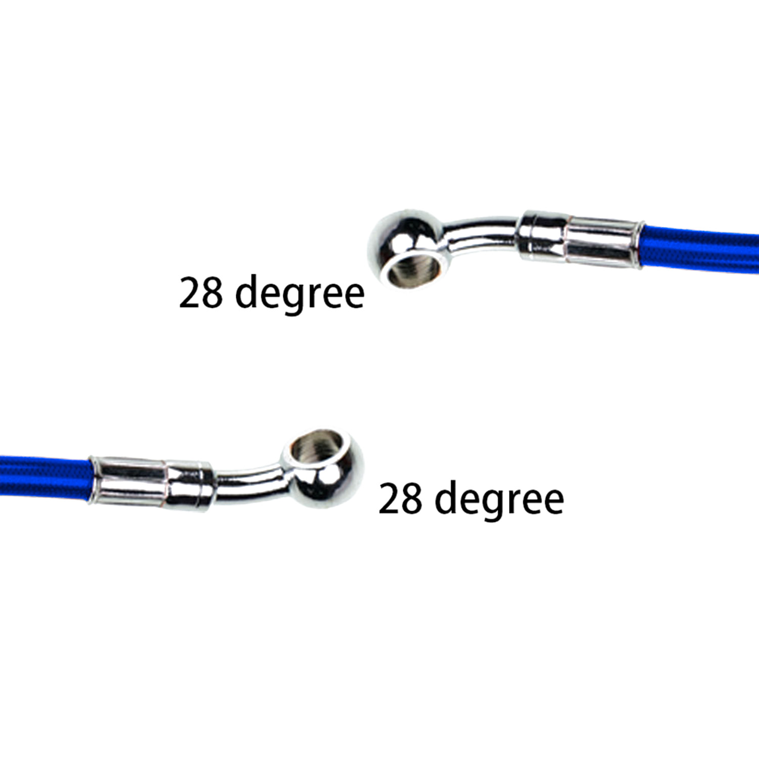 Blue 400mm-2200mm Brake Hose H - مراجعة Musical Instrument Banjo وسعره
