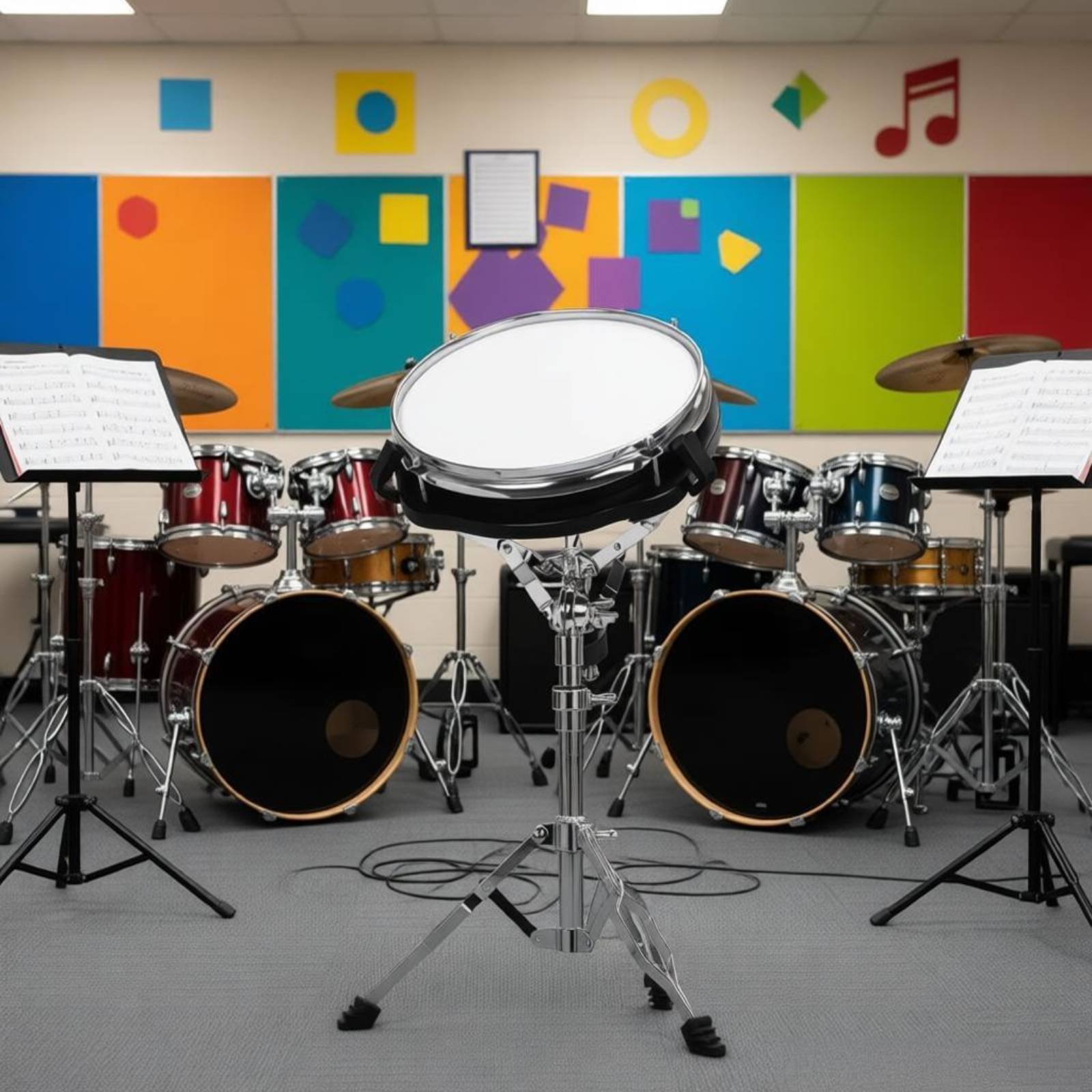 Snare Drum Stand Foldable Trip - مراجعة Musical Instrument Drum وسعره