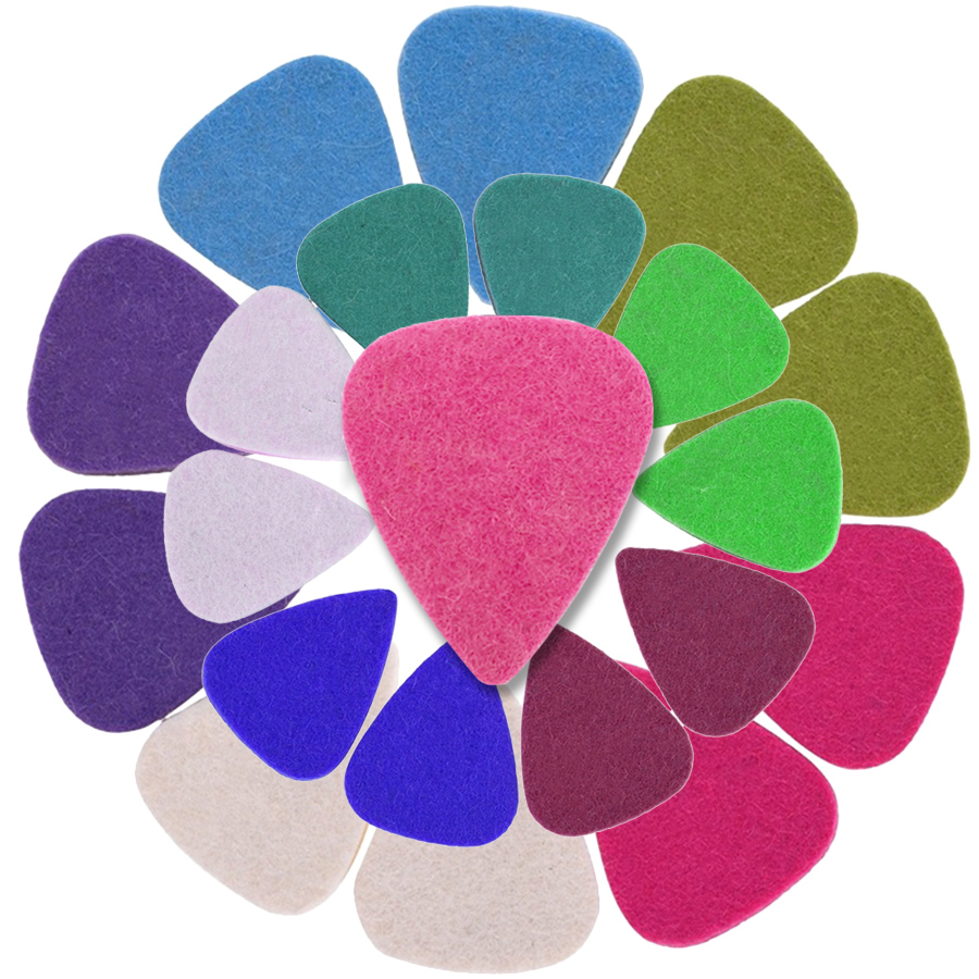 12pcs Color Felt Picks 3.5mm T - مراجعة Musical Instrument In English وسعره