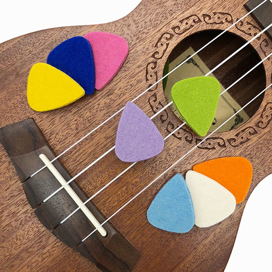 12pcs Color Felt Picks 3.5mm T - مراجعة Musical Instrument In English وسعره
