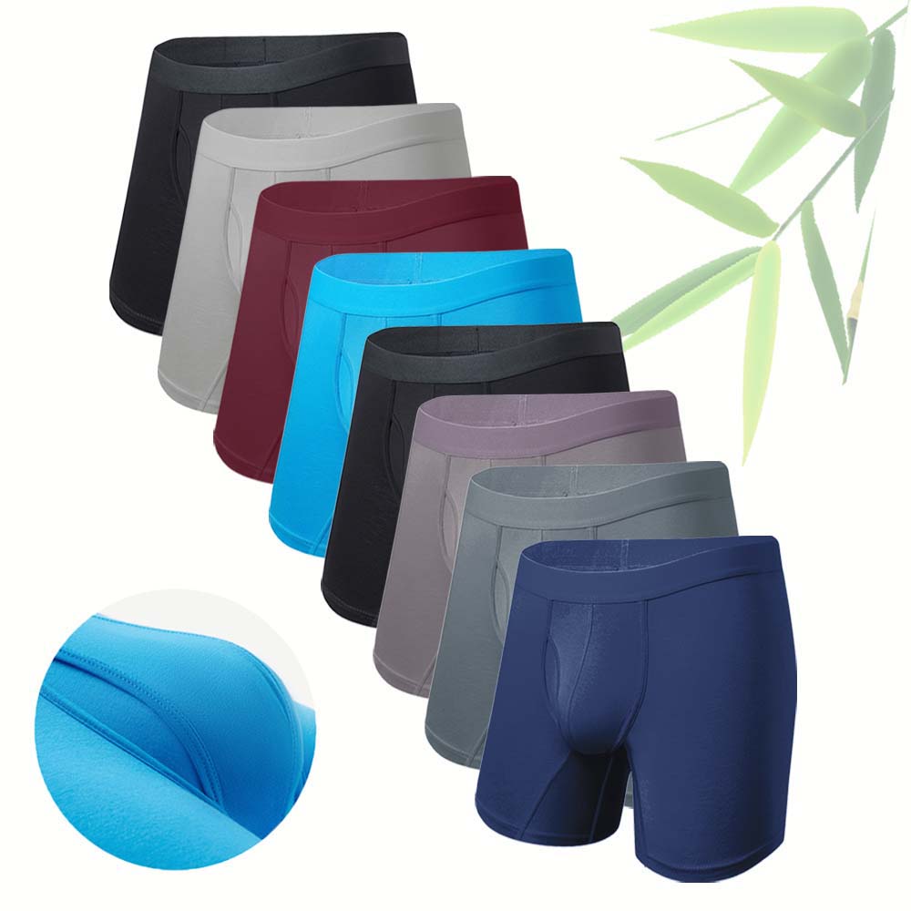 8Pcs Bamboo Fiber Boxers Man B - مراجعة Didgeridoo Bamboo وسعره