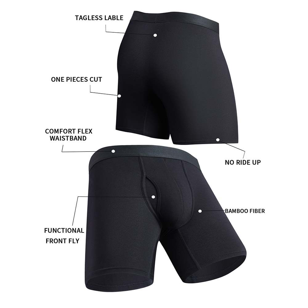 8Pcs Bamboo Fiber Boxers Man B - مراجعة Didgeridoo Bamboo وسعره