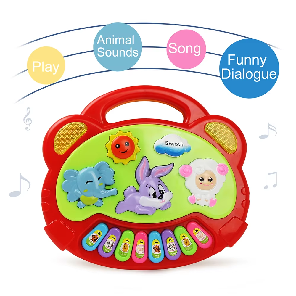 Kids Cartoon Piano Keyboard Ga - مراجعة Musical Instruments Names وسعره
