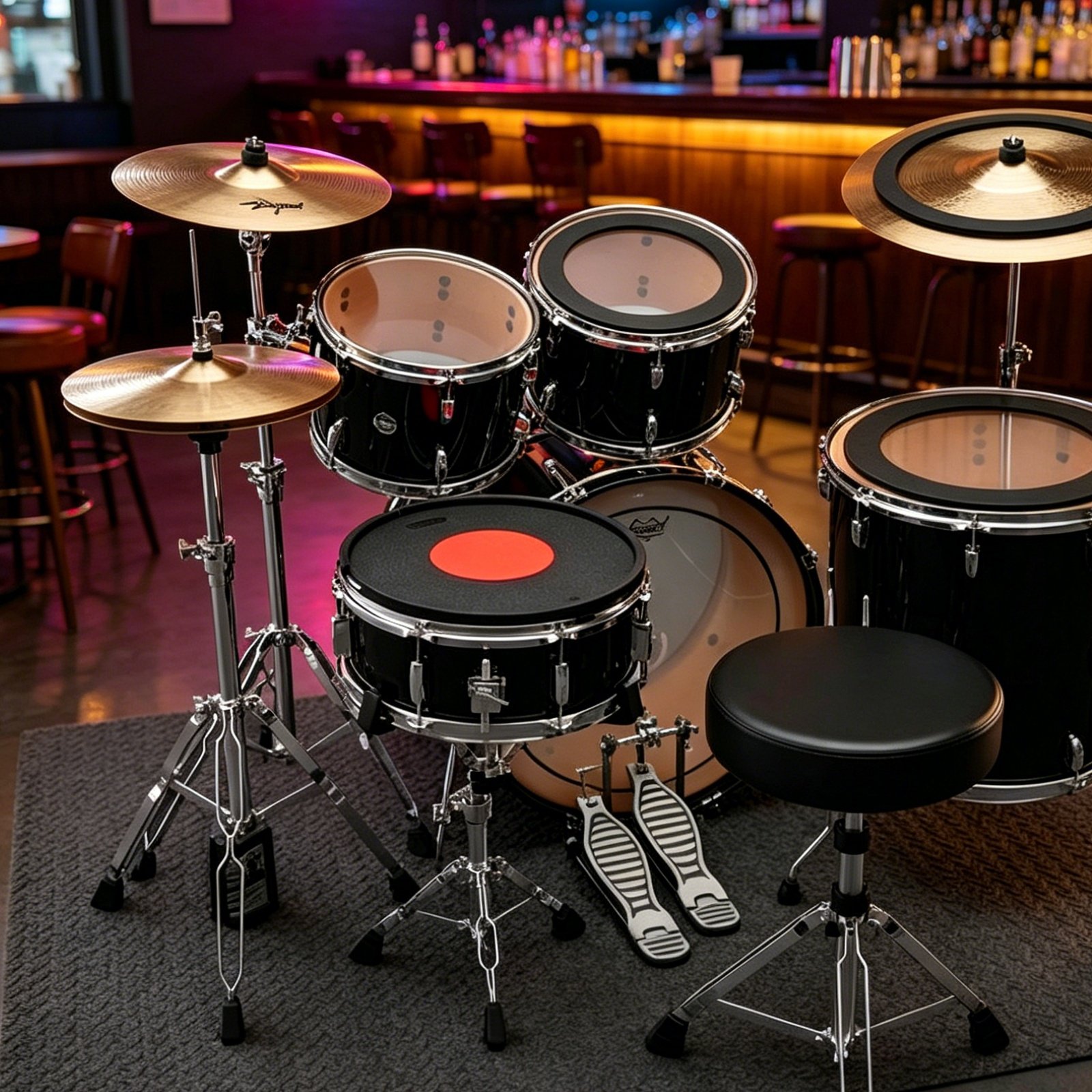 Rubber Drum and Cymbal Mutes N - مراجعة Musical Instrument Drum وسعره