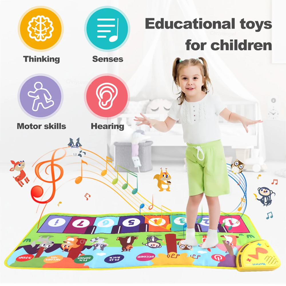 Piano Mat for Kids Kids Toddle - مراجعة Musical Instrument Project وسعره