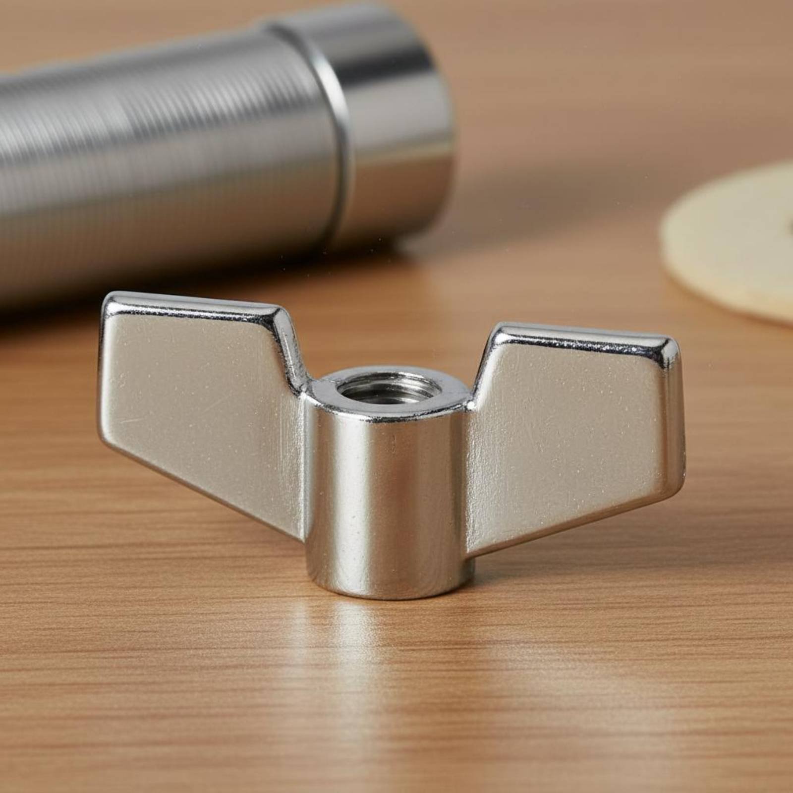 Cymbal Stand Thumb Nut Chrome  - مراجعة Musical Instrument Drum وسعره