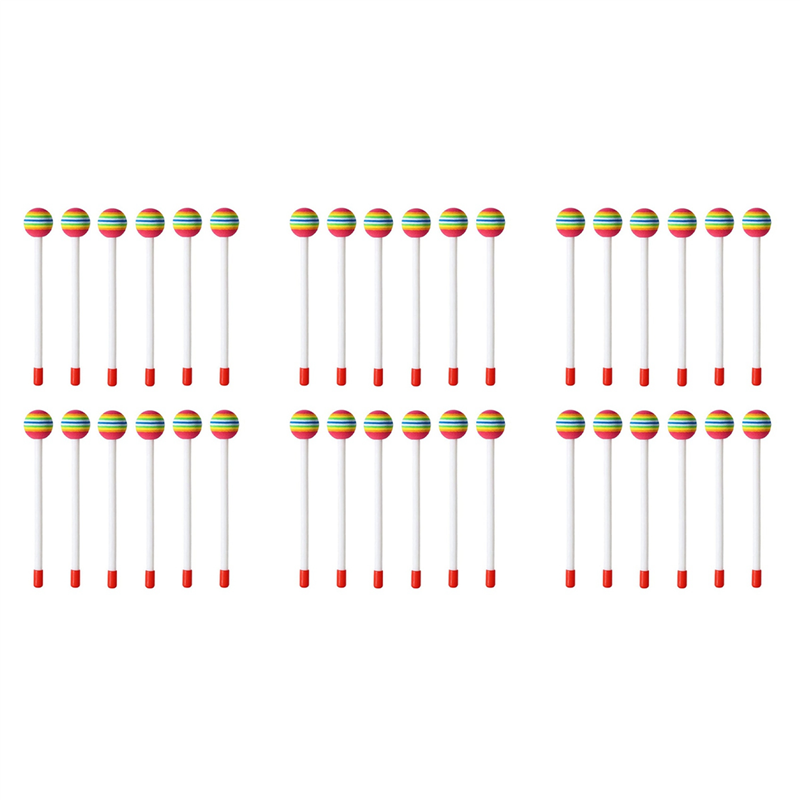 A06F-36 Pcs Lollipop Drum Mall - مراجعة Musical Instrument Mallet وسعره