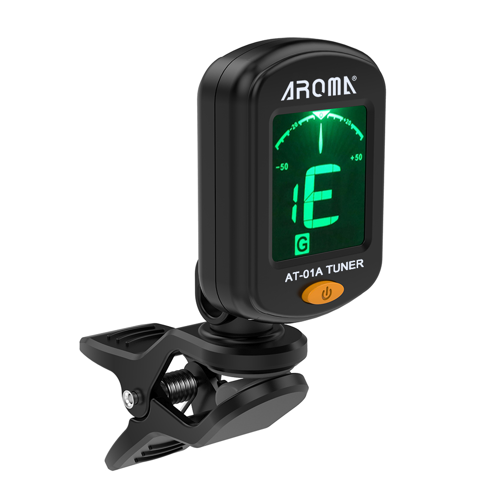 AT-01A Rotatable Clip-on Tuner - مراجعة Musical Instrument In English وسعره