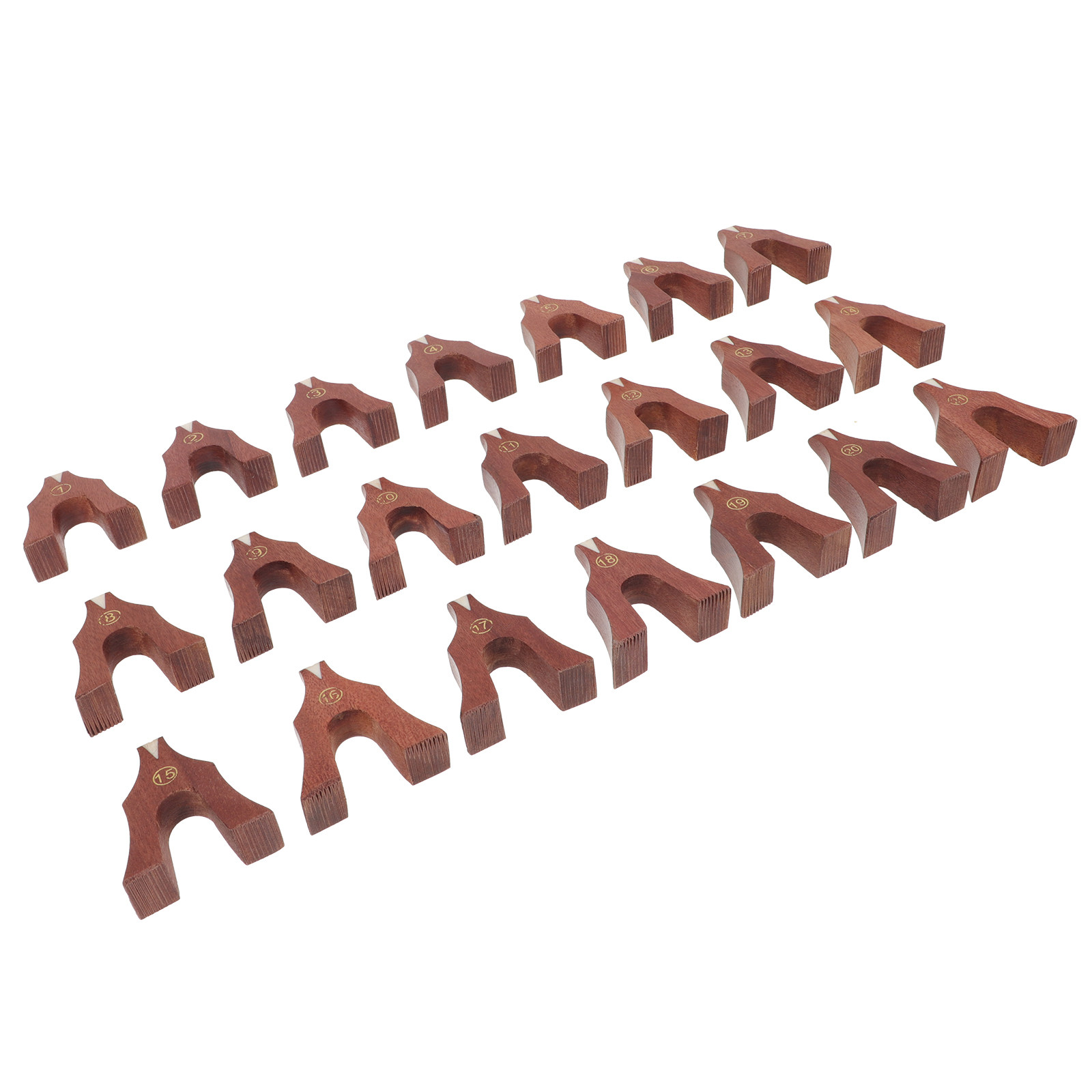 21Pcs Guzheng Bridges Wooden R - مراجعة Musical Instrument Guzheng وسعره