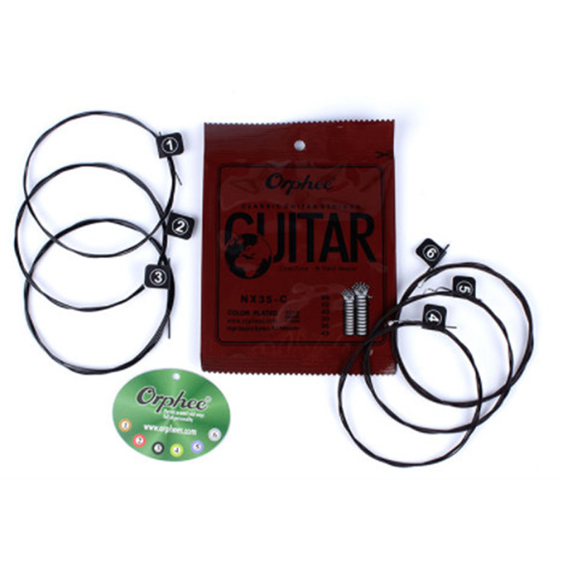Hot Sale 6pcs/lot Nylon + 3 %P - مراجعة Classical Guitar Nylon وسعره