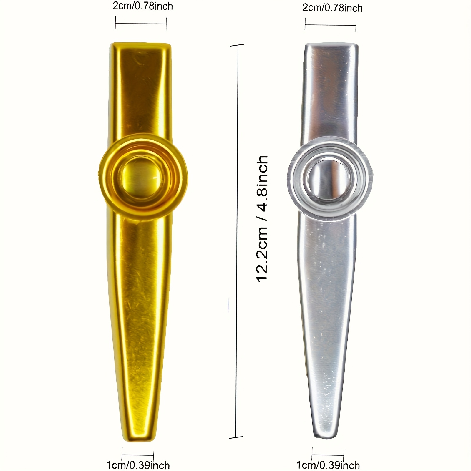 7pcs Metal Kazoos Simple Desig - مراجعة Musical Instrument In English وسعره