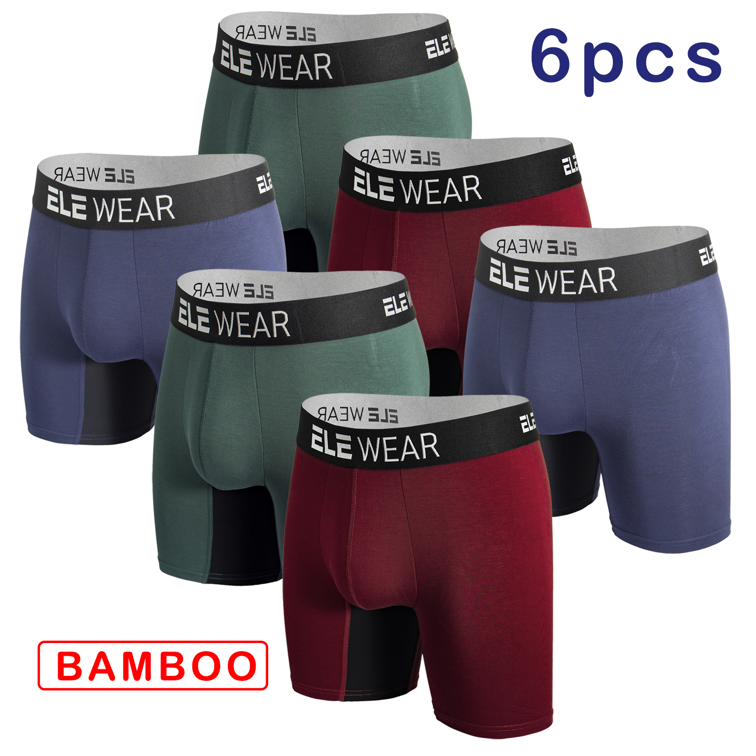 6 pcs Bamboo Men Underwear Box - مراجعة Didgeridoo Bamboo وسعره