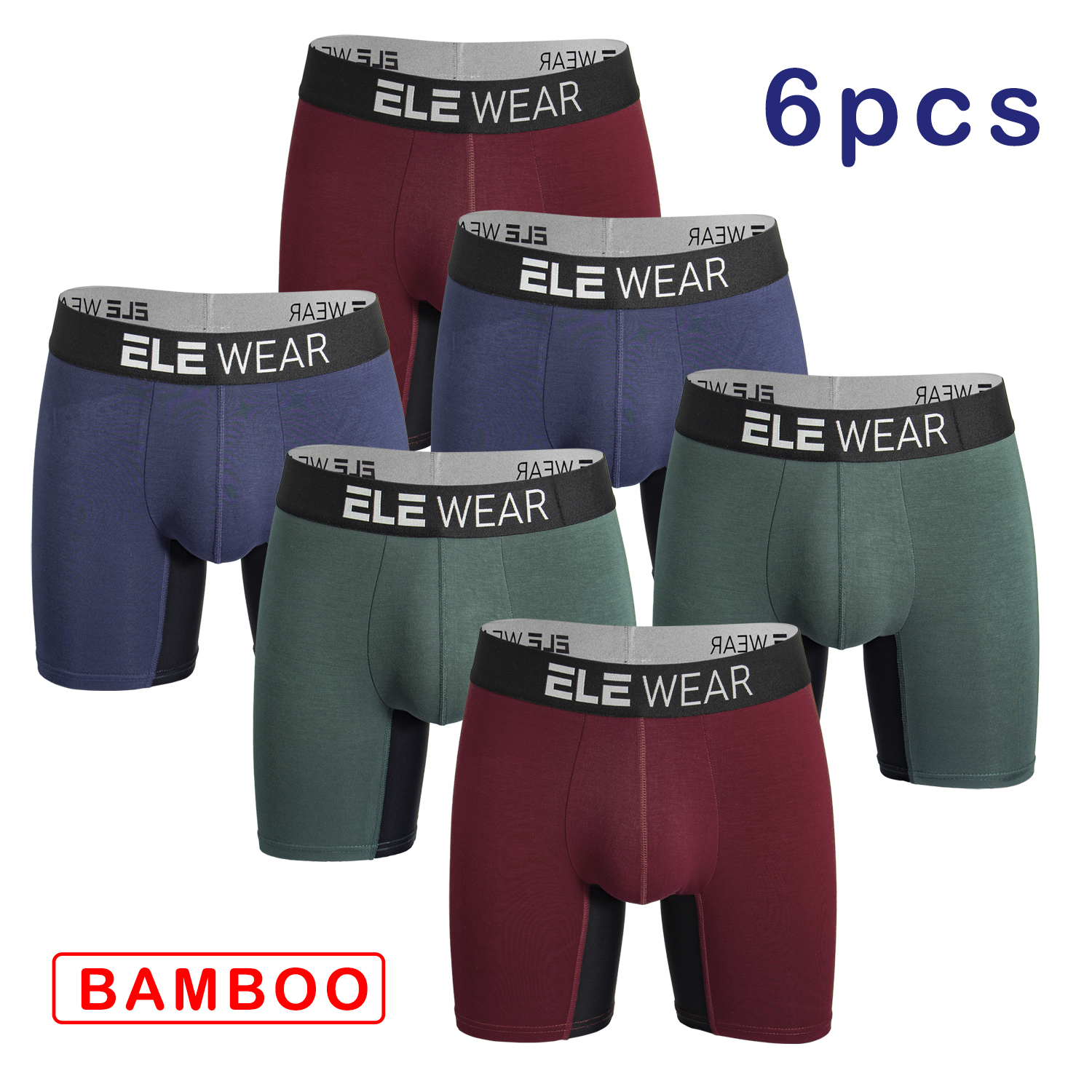 6 pcs Bamboo Men Underwear Box - مراجعة Didgeridoo Bamboo وسعره