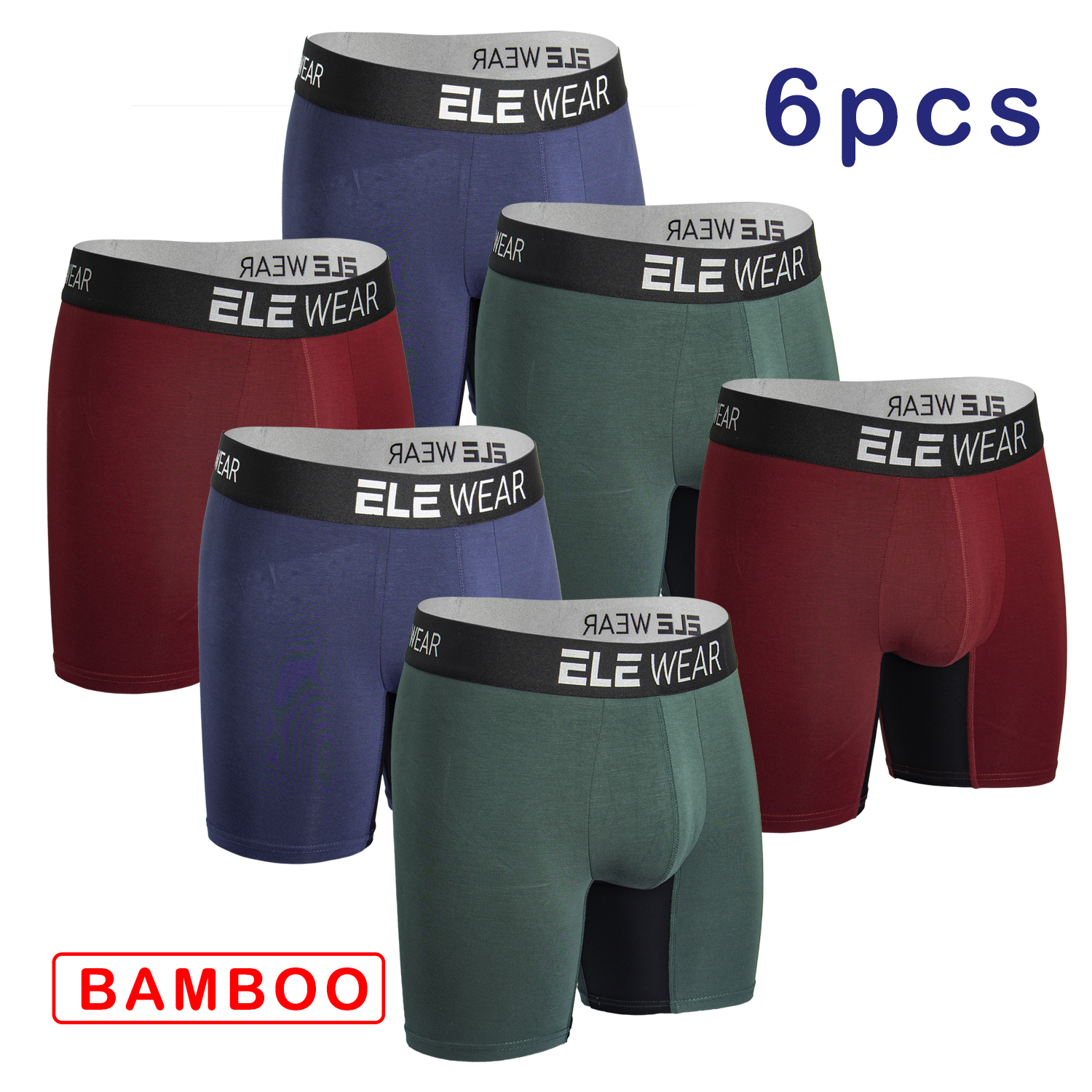 6 pcs Bamboo Men Underwear Box - مراجعة Didgeridoo Bamboo وسعره