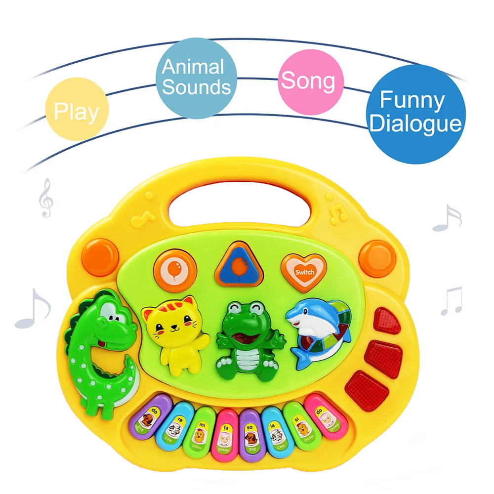 Kids Cartoon Piano Keyboard Ga - مراجعة Musical Instruments Names وسعره