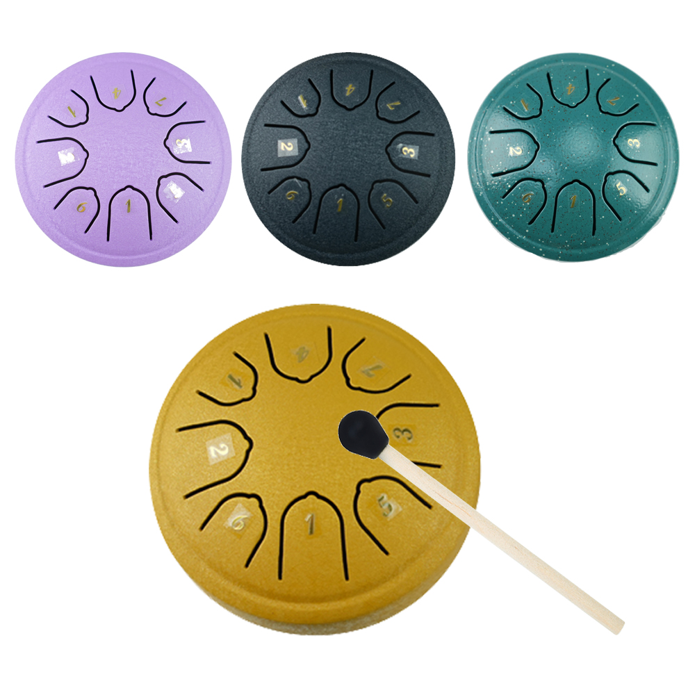 4.5 Inch 8-tone Tongue Drum St - مراجعة Musical Instrument Percussion وسعره