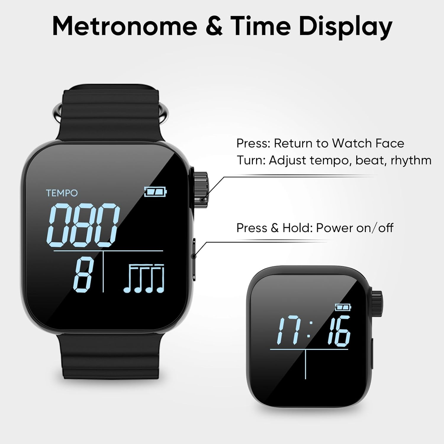 Wearable Vibrating Metronome 4 - مراجعة Musical Instrument Drum وسعره