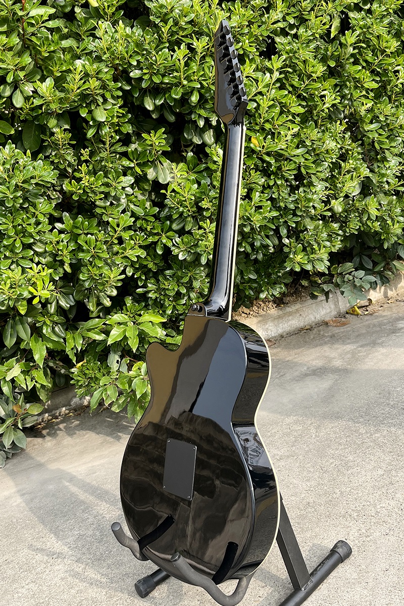 Acoustic Electric Guitar With  - مراجعة Musical Instrument Logo وسعره