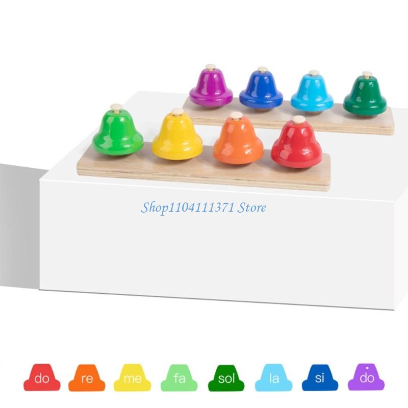8 Note Handbells Desk Bells Co - مراجعة Musical Instrument For Toddlers وسعره