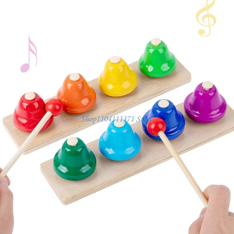 8 Note Handbells Desk Bells Co - مراجعة Musical Instrument For Toddlers وسعره