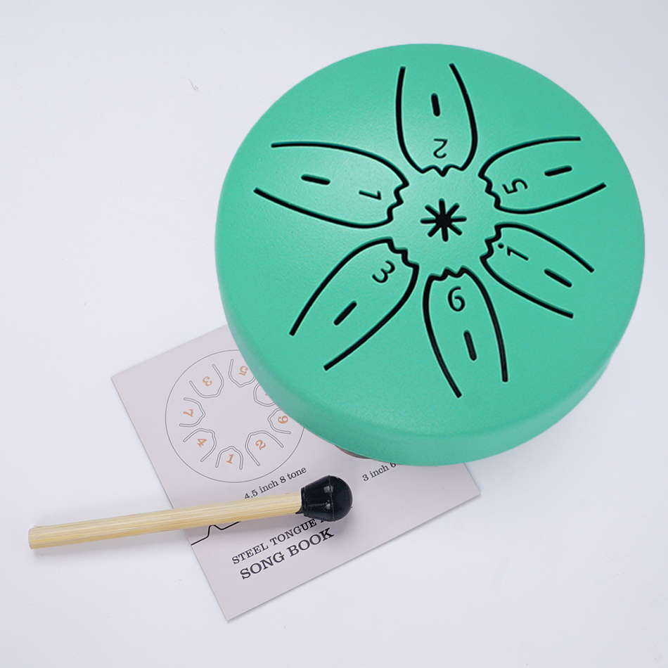 Portable Mini Steel Tongue Dru - مراجعة Musical Instrument Drum وسعره