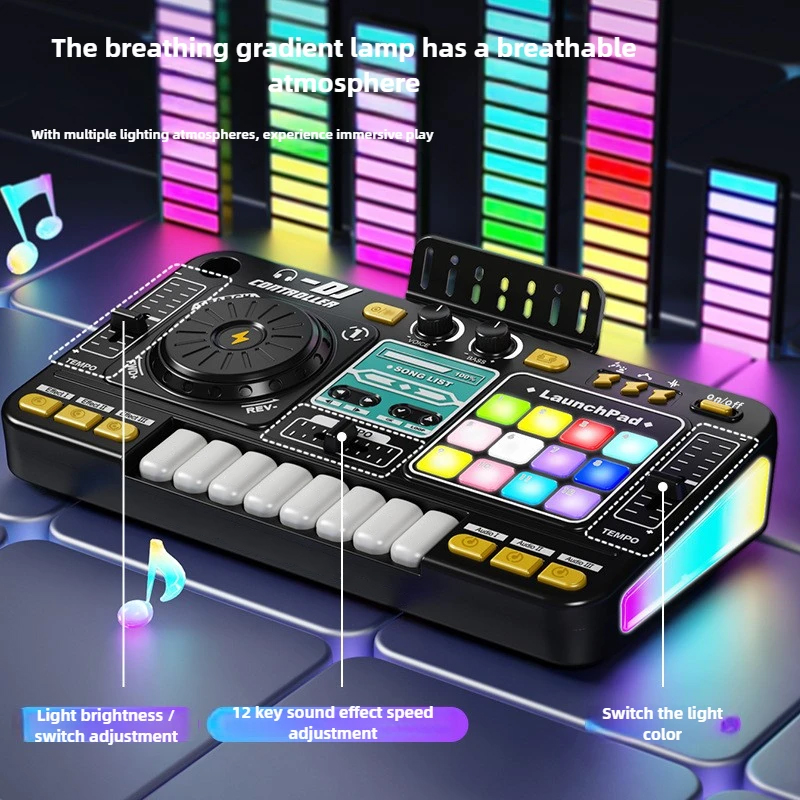 Kid DJ Mixer with Microphone E - مراجعة Musical Instruments Names وسعره