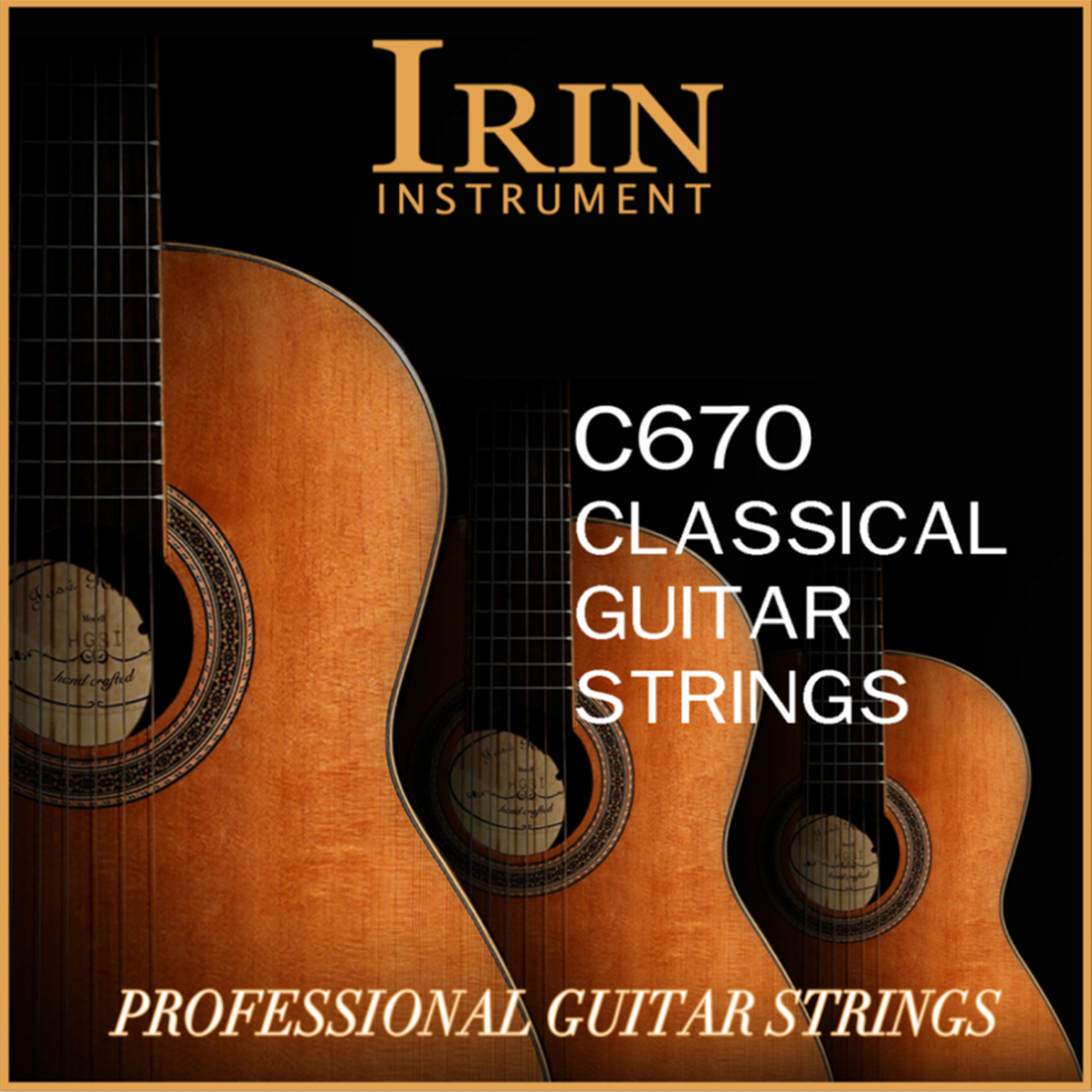 IRIN C670 Classical Classic Gu - مراجعة Classical Guitar Nylon وسعره