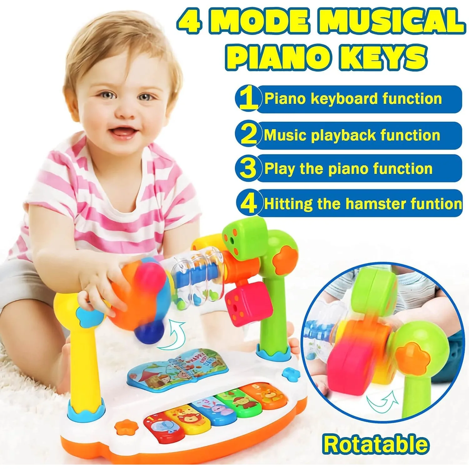 Baby Toys Drum Piano Keys Musi - مراجعة Musical Instruments Names وسعره