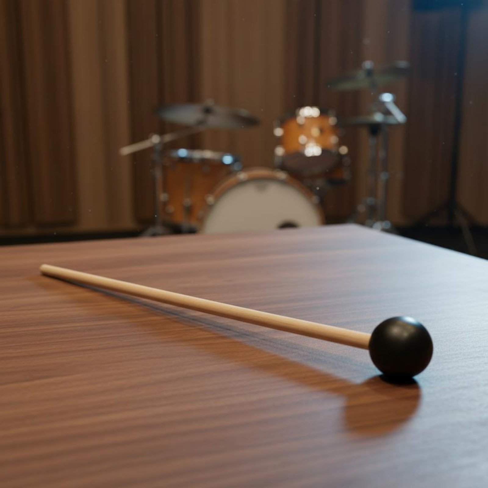 2 Pieces Black Head Mallet Lon - مراجعة Musical Instrument Mallet وسعره