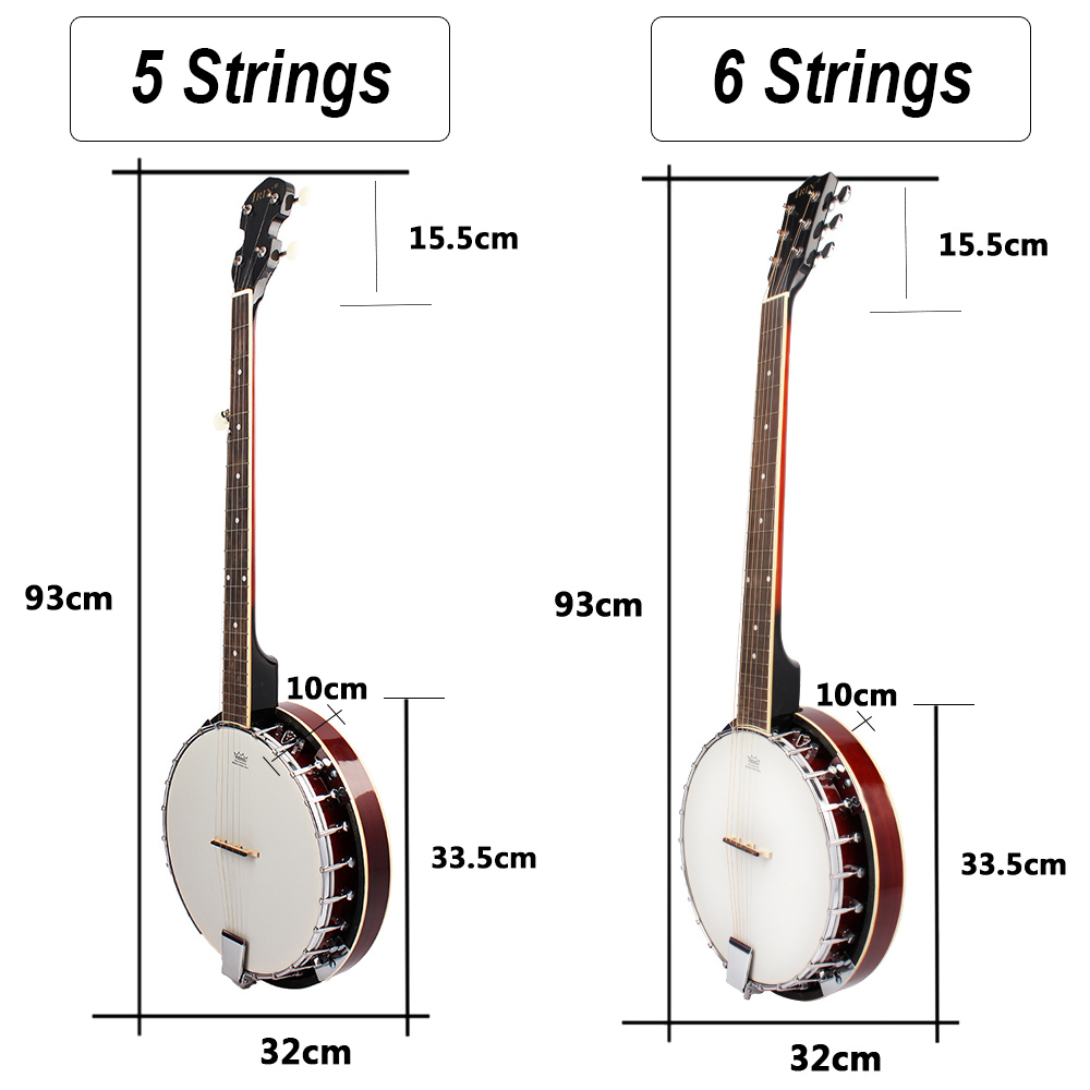 IRIN 5/6-string Banjo Premium  - مراجعة Musical Instrument Banjo وسعره